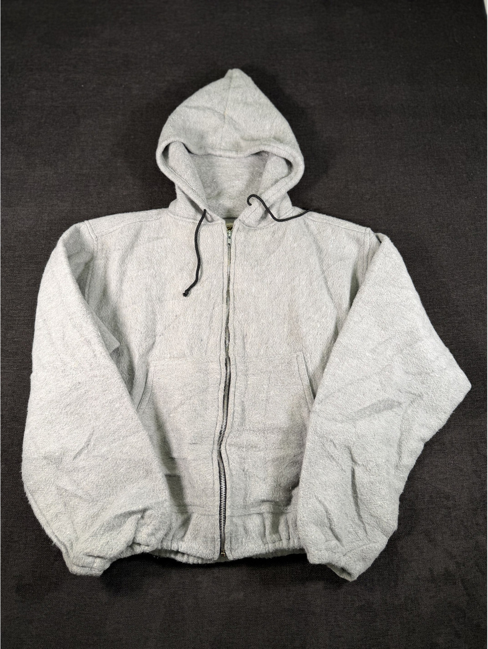 Earth Ragz Gray Full Zip Hoodie Sweatshirt Size Large